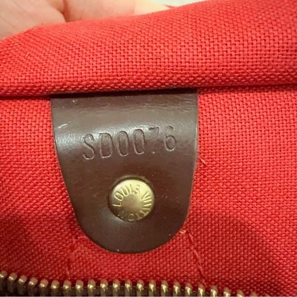 Authentic Vintage Louis Vuitton Speedy 30 Damier Ebene 2006 Preowned - Picture 8 of 16